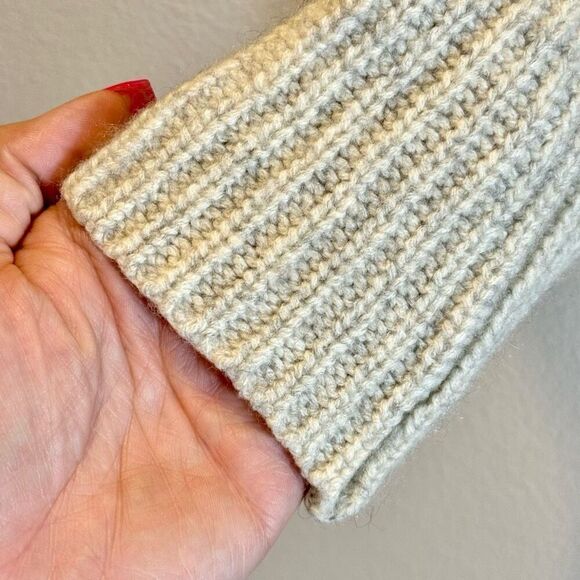 360 Cashmere Wool/Cashmere Blend Ruffle Collared Open Front Women's Cardigan XS - Picture 2 of 9